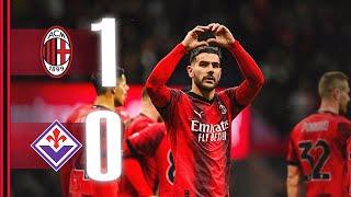 Theo scores Camarda debuts AC Milan 10 Fiorentina  Highlights Serie A [upl. by Liamsi]