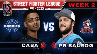 Caba Guile vs PR Balrog Juri  Bo3  Street Fighter League ProUS 2023 Week 2 [upl. by Skelly]