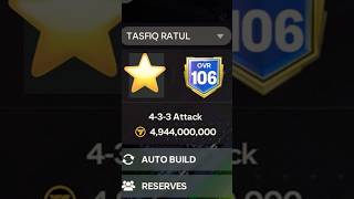 106 OVR Team 🌟🌟 fcmobile [upl. by Mora]