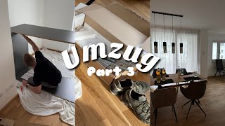 DER große UMZUG🏠🔑 Part 3 Möbel schleppen putzen Möbel kaufen  Annalena💗 [upl. by Lizned]