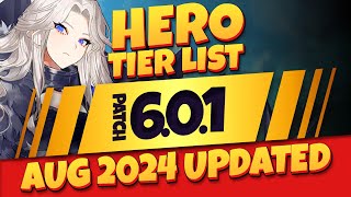 NEW UPDATED HERO TIER LIST for King God Castle  AUGUST 2024  Timestamps [upl. by Man]