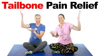 Tailbone Pain Relief with Easy Stretches [upl. by Attenauqa]