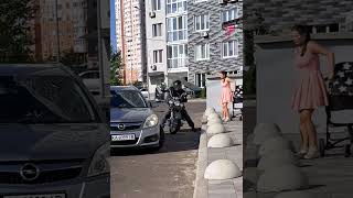 Hero stops thief on bike in act of bravery shorts [upl. by Kopp]