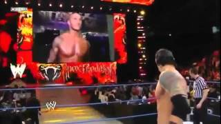 Randy Orton Returns on SmackDown 27 January 2012 [upl. by Dahij325]