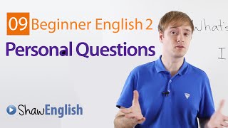 Asking Personal Questions in English [upl. by Siloum882]