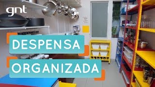 Como organizar a despensa  Organização  Santa Ajuda  Micaela Góes [upl. by Eutnoj374]