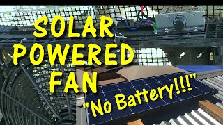 Best portable solar fan with rechargable battery  Portable camping fan  Solar camping fan [upl. by Nimad234]