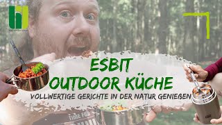 ESBIT OUTDOORCOOKING  Die Revolution der OutdoorKüche 🔥 Unterwegs vollwertige Gerichte kochen 🍽️ [upl. by Itnava]