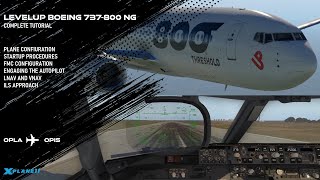 Level Up Boeing 737800 NG Complete Tutorial  X Plane 11 [upl. by Gamali989]