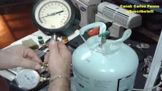 Como guardar gas refrigerante de heladera comercial parte 2 [upl. by Burroughs]