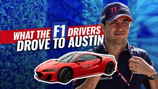 What the F1 Drivers Drove to Austin [upl. by Airenahs757]