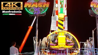 BOOSTER MACH 5 Giostre 2023 🇮🇹 Lunapark 4K [upl. by Eilram]