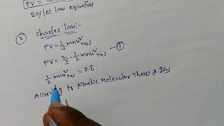 Deduction of gas laws from kinetic gas equation [upl. by Mcdade363]