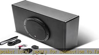 Rockford Fosgate P3008P Punch 8quot 300Watt Amplified Subwoofer in Ported Enclosure  Slim Design fo [upl. by Harahs]