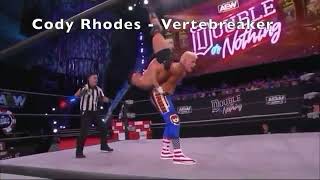 The Moves  Cody Rhodes  Vertebreaker [upl. by Mlawsky388]