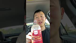 Trying Market Pantry Sparkling Water Cherry Citrus Slush Flavor [upl. by Beckman]