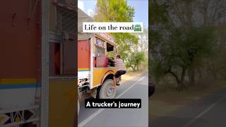 Life on the road A trucker’s journey 🚛 TruckLife OnTheRoad trending truck [upl. by Anelrats392]