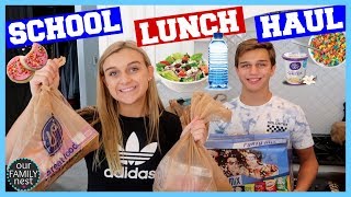 SCHOOL LUNCH SHOPPING AND HAUL [upl. by Betteann]