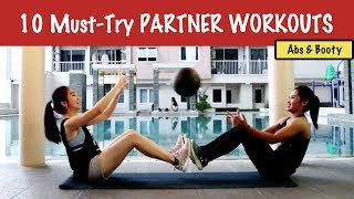 WANT SEXY ABS amp BOOTY TRY THESE 10 PARTNER WORKOUTS [upl. by Claman]