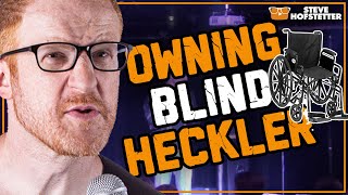 Guntoting Blind Heckler in a Wheelchair Threatens Comedian  Steve Hofstetter [upl. by Chard952]