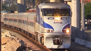 AMTRAK TRAINS Orange County CA [upl. by Jansson344]