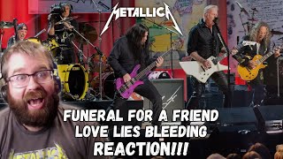 Metallica  Funeral For A FriendLove Lies Bleeding REACTION THIS WAS GREAT [upl. by Stochmal]