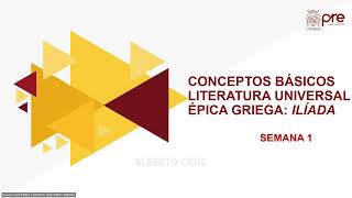 Literatura  Semana 01  Pre San Marcos Ciclo 2023II [upl. by Killam]