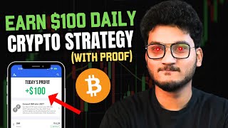 EARN 100 DAILY CRYPTO TRADING STRATEGY  HOW TO GET STARTED IN CRYPTO  Bitcoin Altcoin Trading [upl. by Schaper815]