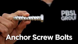 What are Anchor Screw Bolts  Product Showcase [upl. by Lav575]