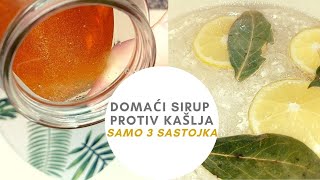 Očistite pluća i zaustavite kašalj  Domaći sirup od samo 3 sastojka [upl. by Shea]