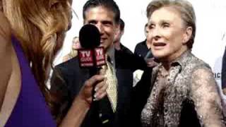 Corky Ballas Cloris Leachman The Women Red Carpet [upl. by Llemor]