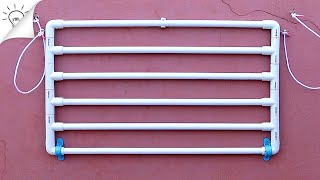 6 DIY Clothes Rack Ideas  How To Make a Clothes Rack From PVC Pipes [upl. by Wellington]