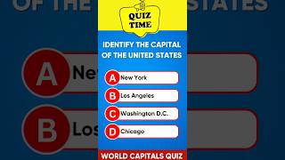 Ultimate Capitals Quiz Challenge Can You Guess the Right Answer [upl. by Aitenev]