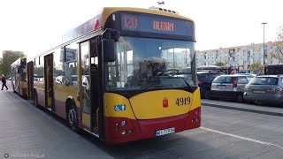 Jelcz M121I4 4919  Przejazd linia 126  ZTM Warszawa [upl. by Orsa]