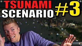 70 TSUNAMI DISASTER  Cities Skylines Natural Disasters Gameplay  Part 3 [upl. by Oranneg]