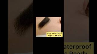 Kajal at home 👀100smudge proof amp waterproof Kajal at home kajal diy ytshort [upl. by Anig]