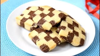 How to Make Checkerboard Cookies Recipe [upl. by Anol213]