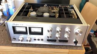 Accuphase E202 Integrated Amplifier Service amp Repair [upl. by Bryan260]