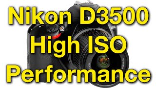 Nikon D3500 High ISO Performance [upl. by Lienaj613]