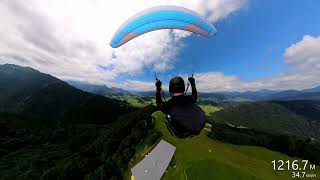 Anstandsbesuch Kössen  Gleitschirm Flugtagebuch [upl. by Aivle262]