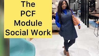 PCF Module In Social Work Social Work Uni Course Social Work Job Tips For Student Placement [upl. by Lipson925]