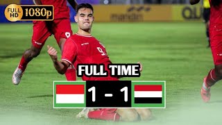 INDONESIA VS YAMAN 11  HIGHLIGHT FULL HD  KUALIFIKASI PIALA ASIA U20 2025 [upl. by Harewood672]