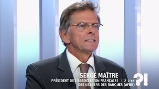 Pourquoi la société générale veutelle fermer ses agences  Serge Maître cadire 30092015 [upl. by Connor236]