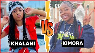 Khalani Simon Lani Love Vs Kimora OfficialTsquadTV Lifestyle Comparison [upl. by Zimmermann]