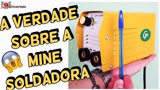 Mini Inversora de Soldagem Derretendo Tudo [upl. by Dani]