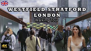 UKs Biggest Shopping Mall Westfield Stratford City Walking Tour 2023 [upl. by Mongeau]