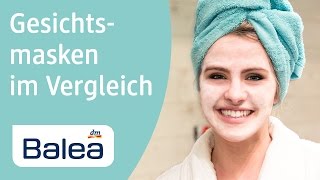 Gesichtsmasken im Vergleich  für jede Haut die richtige Maske finden  Balea Badvergnügen 3 [upl. by Naut]