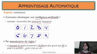 Apprentissage automatique 11  Concepts fondamentaux  motivation [upl. by Yenar132]