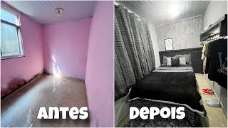 TRANSFORMEI O QUARTO GASTANDO POUCO  UM QUARTO DE MILHÃ•ES [upl. by Yann]