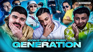 KENAN FEIERT DEN LETZTEN ICON 5 SONG 😍 ICON 5 TOP 6 CYPHER  GENERATION  Reaction mit Kenan [upl. by Terzas]